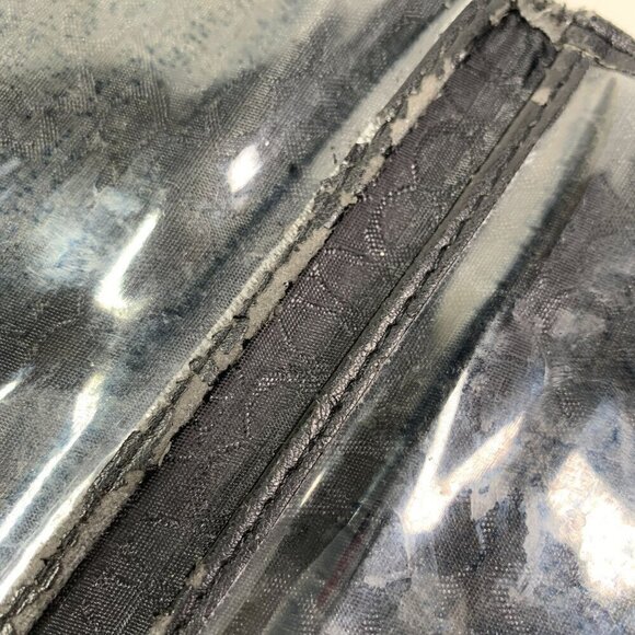 Coach Signature Canvas & Leather Check Book Cover Black 3" x 6.5" Fair Condition - Picture 3 of 6